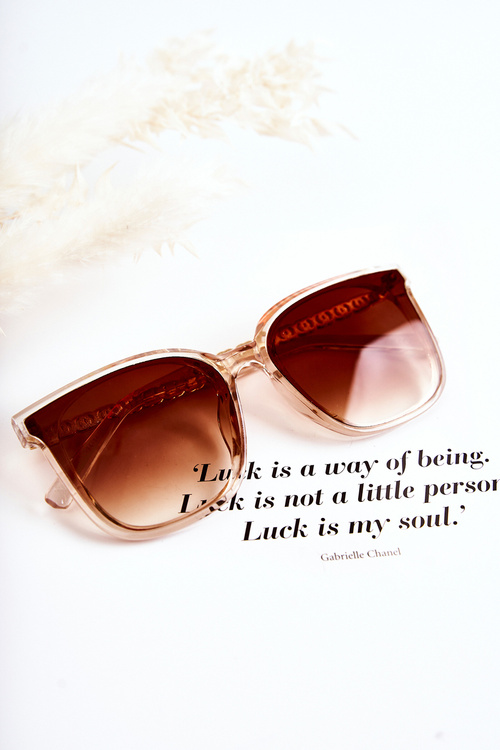 Dámske slnečné okuliare v130035 priehľadné