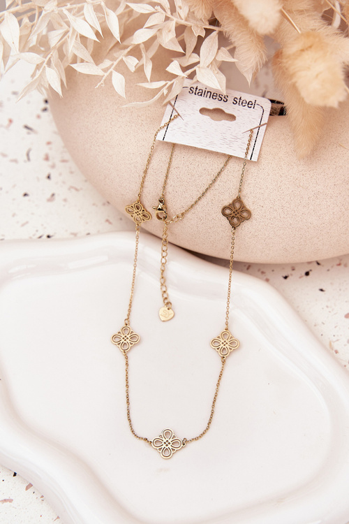 Náhrdelník Ze Nerezové Oceli Zlatý