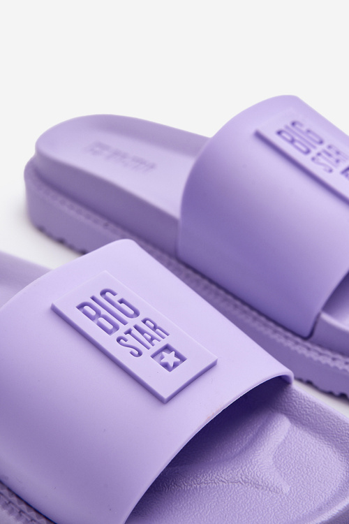 Dámské žabky Big Star LL274426 fialové