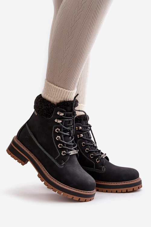 Zateplené dámské boty Big Star OO274A287 Černé