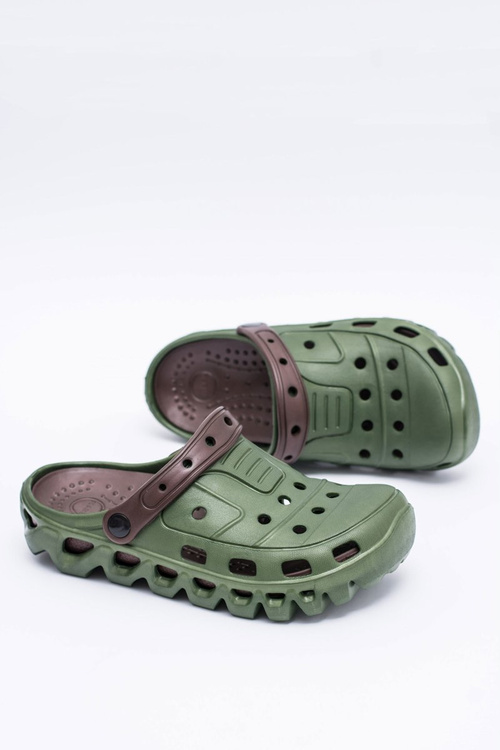 Zelené pánske svetlo Eva Kroksa papuče