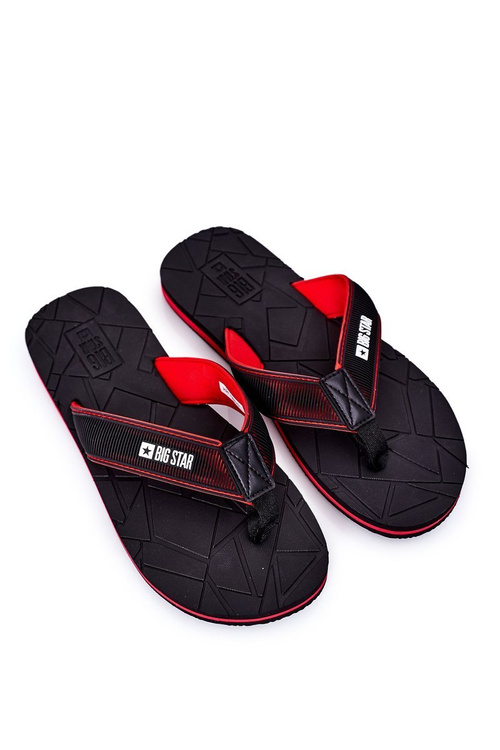 Pánske flip -flops big Star HH174820 čierna