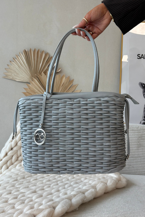 Taška typu shopper NOBO BAG5940-M19 sivá