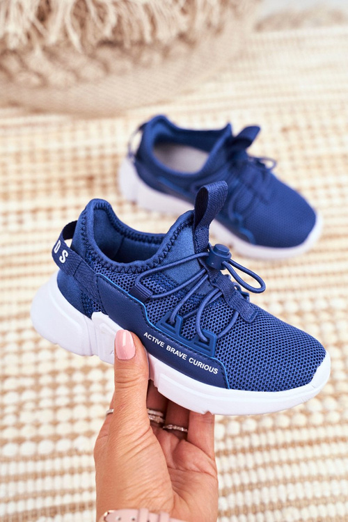 Športové detské topánky Navy modré Abciss B012210073