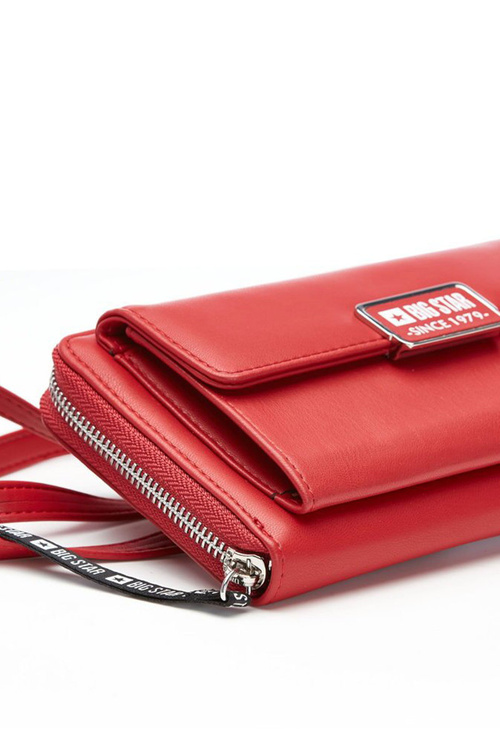 Dámska taška 2in1 veľká hviezda GG674008 Červené portfólio