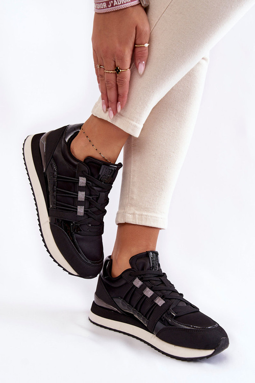 Dámská módní sportovní obuv Big Star KK274110 Černe