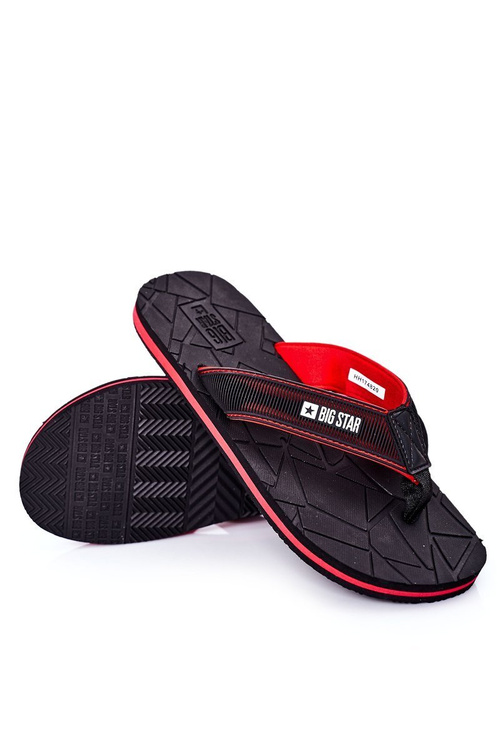 Pánske flip -flops big Star HH174820 čierna