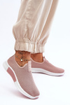 Klasické slip-on tenisky Světle růžová Frankie