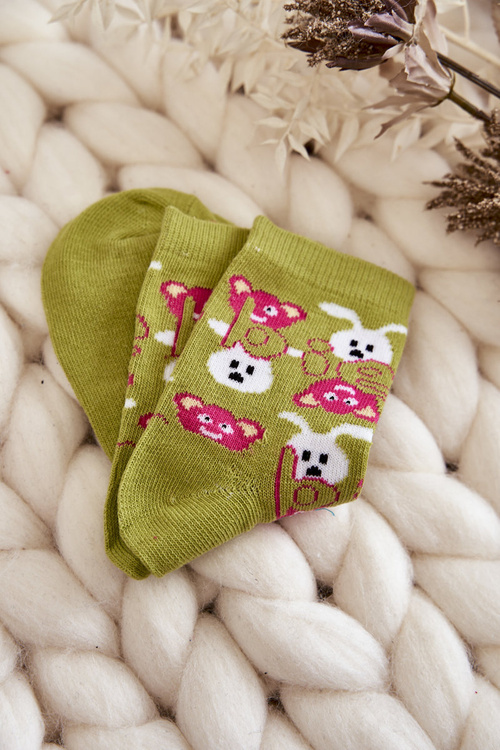 Mládežné vtipné ponožky s 5-pakovými multikolorovými vzormi