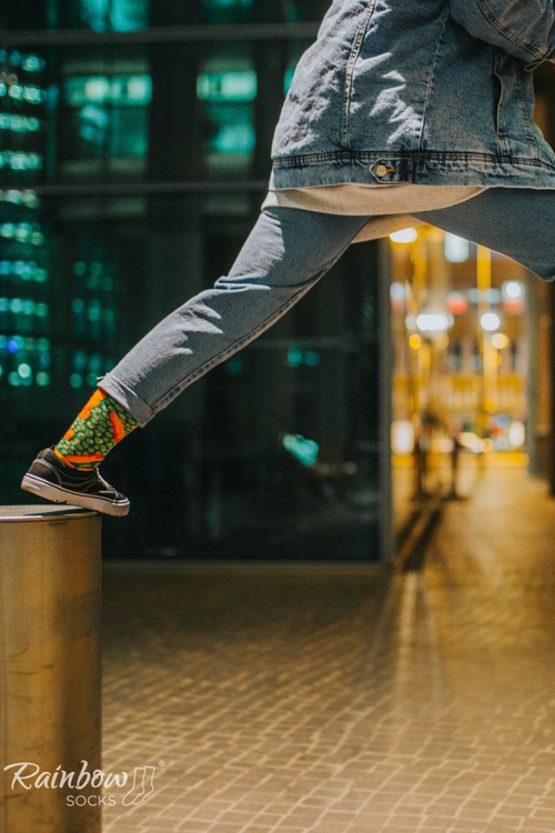 Ponožky Rainbow Socks Zelenina Ve Sklenici Chilli Papriky Hrášek S Mrkví 2 Páry