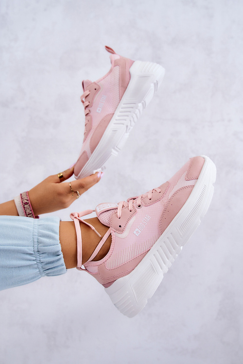 Módne tenisky športové topánky Veľká hviezda JJ274595 Pink