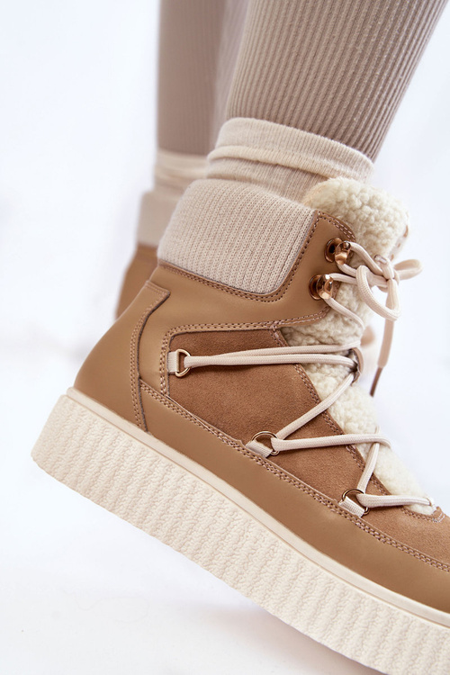 Dámske snehové topánky LA.FI 280072ta-QN Beige