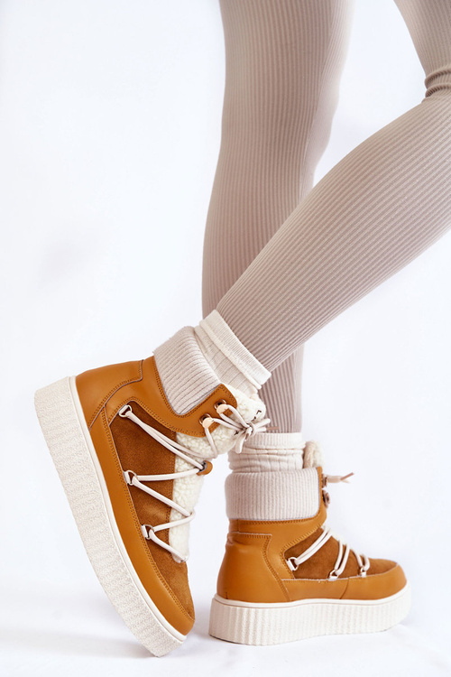 Dámske snehové topánky LA.FI 280072Y-QN Camel