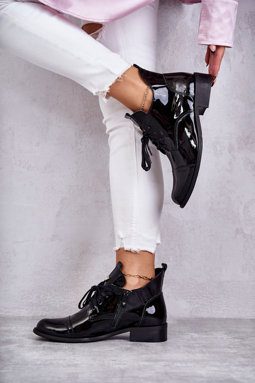 Maľované čipky čipky -up Nicole 2781 čierna