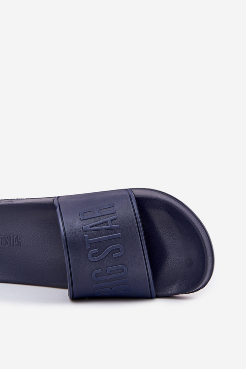 Lehké Pěnové Pantofle Pánské Big Star MM174323 Tmavě Modré