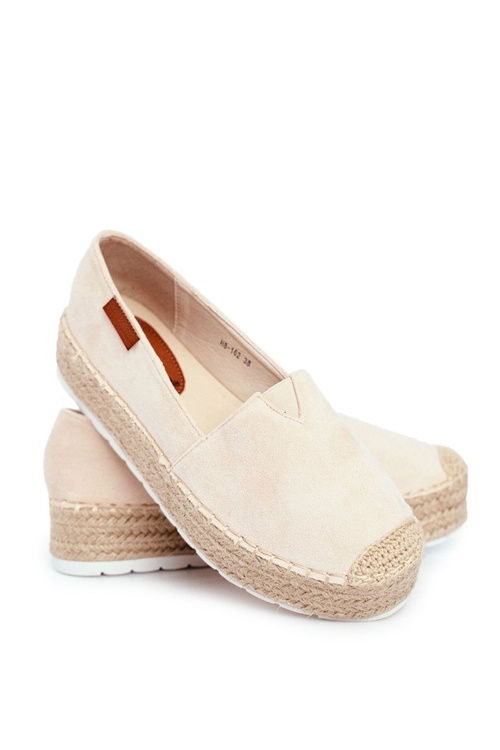 Dámske espadrilles na bielizeň Linen La Playa Platform