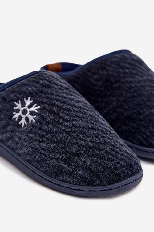Pánské domácí pantofle tmavě modré Darline