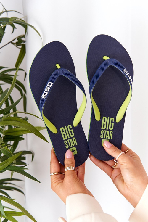 Dámske flip -flops veľká hviezda ff274a312 Navy modrá