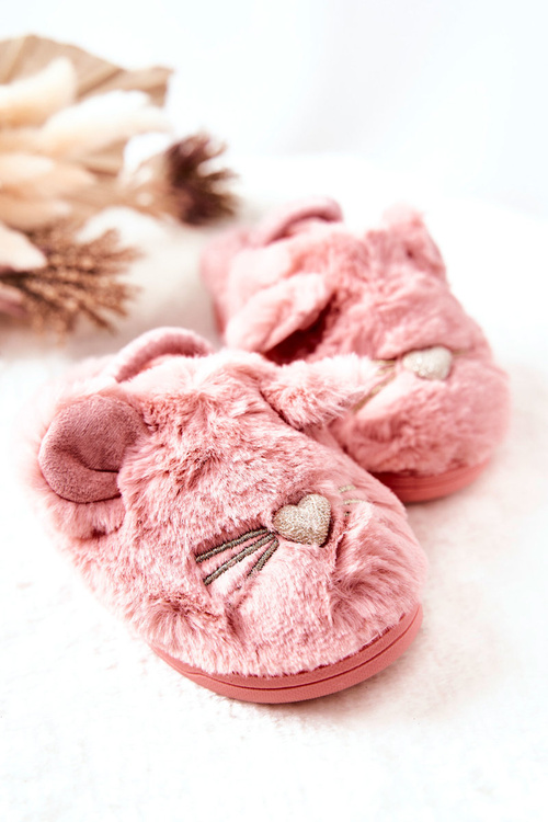 Detské mačky Papcas s uši ružovou tammy