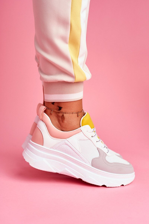 Dámská Sportovní Obuv Růžovo-Bílá Fresno