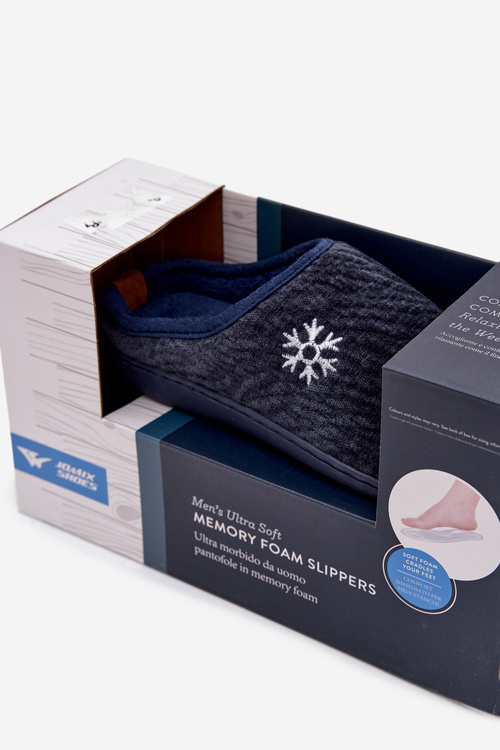 Pánske domáce papuče tmavomodré Darline