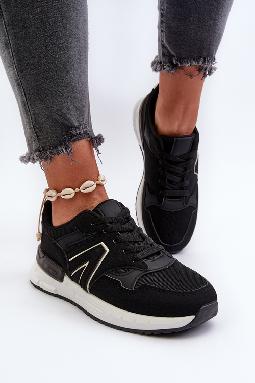 Dámske tenisky z ekologickej kože, čierne Vinelli