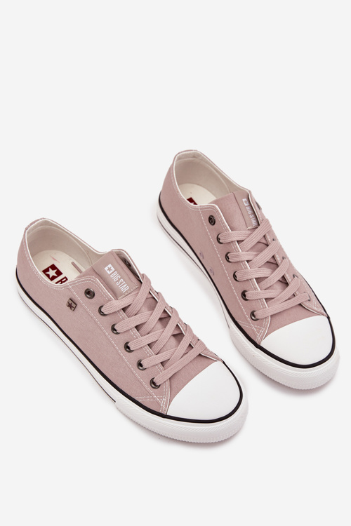 Pánské Nízké Textilní Tenisky Big Star DD174501 Šedé