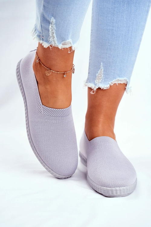 Dámské Tenisky Slip-on Šedé Grigio