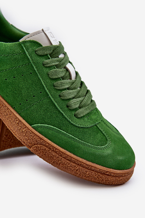 Mužské semišové tenisky Big Star NN174188 Zelené