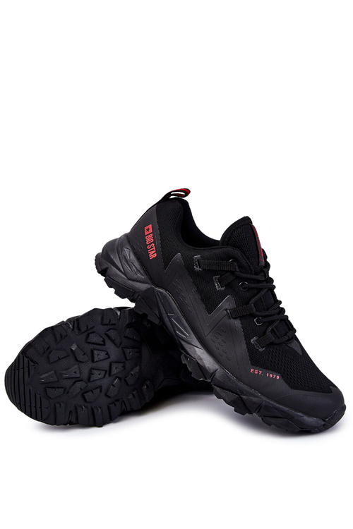 Pánské sportovní boty Memory Foam Big Star KK174109 Černe