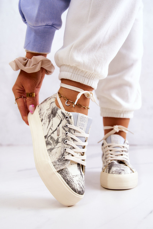 Tenisky Sportovní obuv Big Star JJ274541 Světle béžová