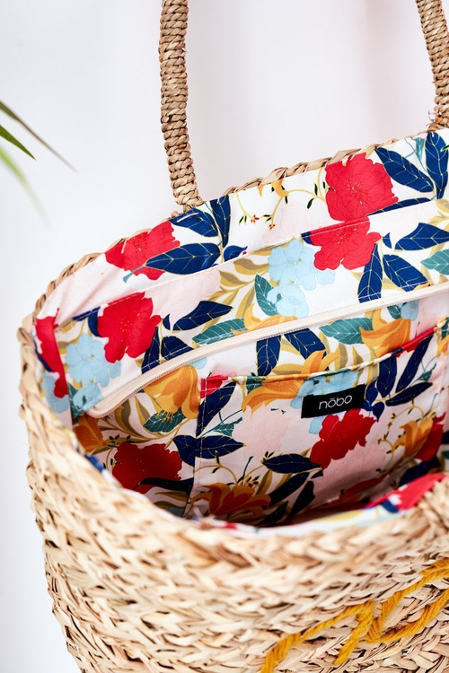 Nakupujúci opletená kabelka Nobo XK0340 béžový