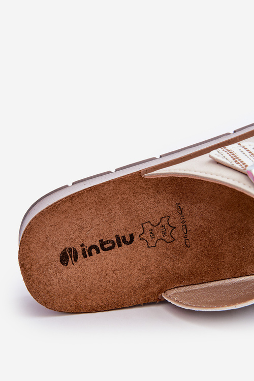 Pohodlné Dámske Papuče S Sponami Inblu CP000045 Bežové