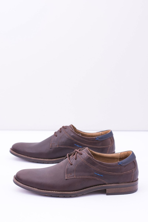 Formálne pánske kožené topánky bronz santiago