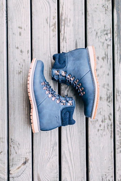 Pánské Vysoké Traperky Big Star Tmavě Modré EE174403