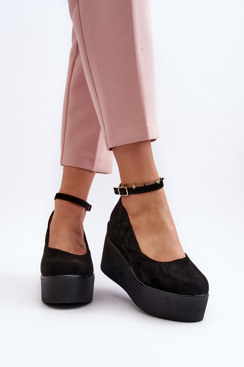 Dámské espadrilky na klíně černé Malla