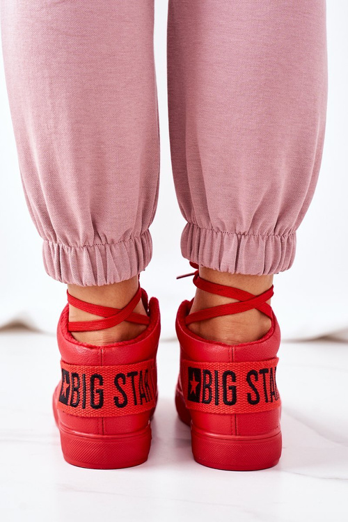 Dámská Zateplená Sportovní Obuv Big Star EE274354 Červené