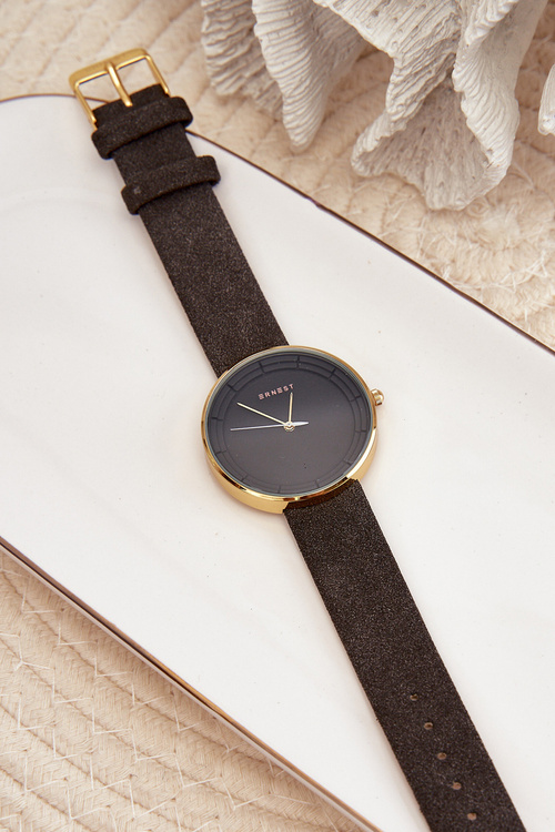 Dámské analogové Semisove hodinky bez niklu Ernest růžove