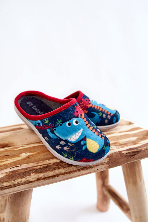 Dětské pantofle Inblu B9000049 námořnická modrá