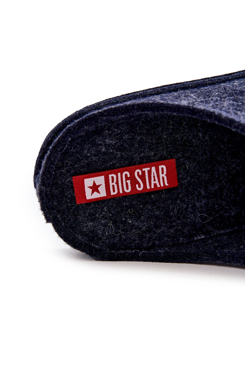 Klasické pánské pantofle Big Star KK176002 Námořnická modré