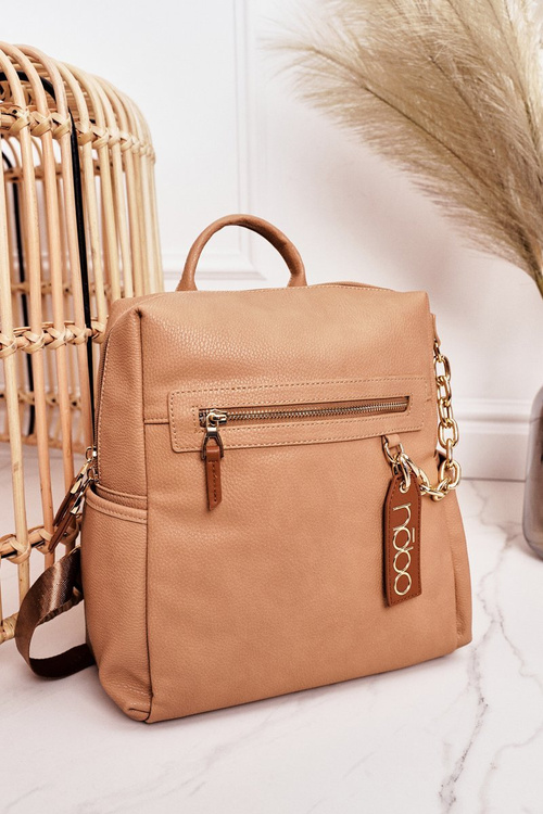 Dámský Kožený Batoh NOBO NBAG-K1800 Béžový