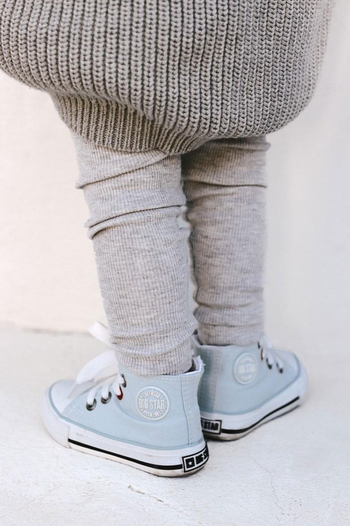 Dětské Tenisky Vysoké Se Zipem BIG STAR HH374088 Modrá