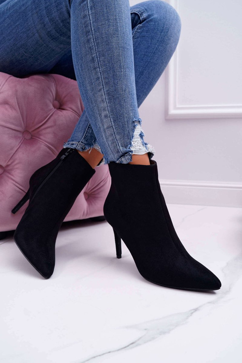 Dámské Kotníkové Boty Na Podpatku Famaq