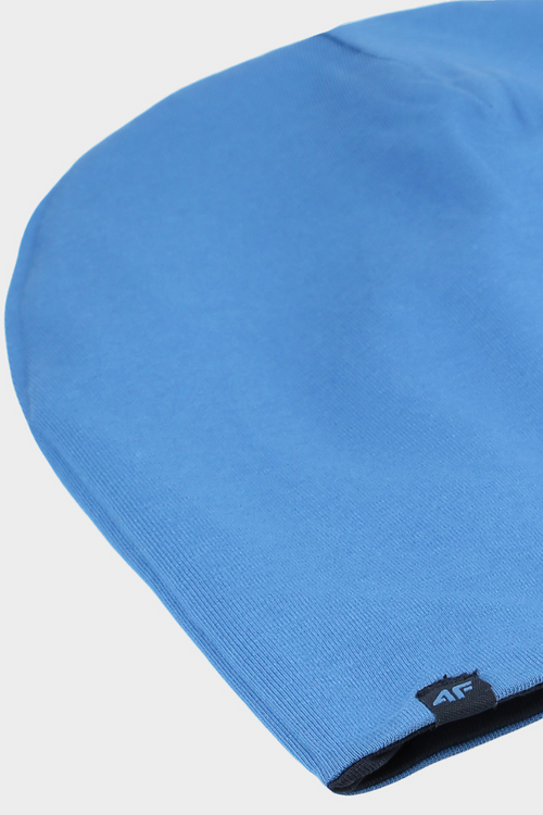 Oboustranná dětská čepice Beanie 4F 4FJWAW24ACAPU449-31S tmavě modrá