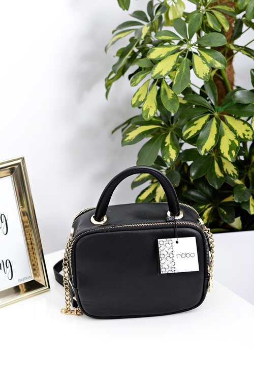 Damska Torebka Czarna Kuferkowa