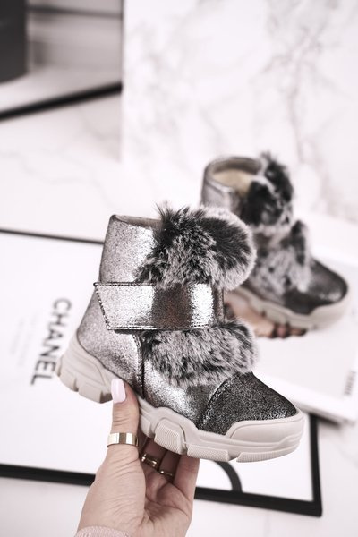 Dětské Boty Teplé Sede Husar