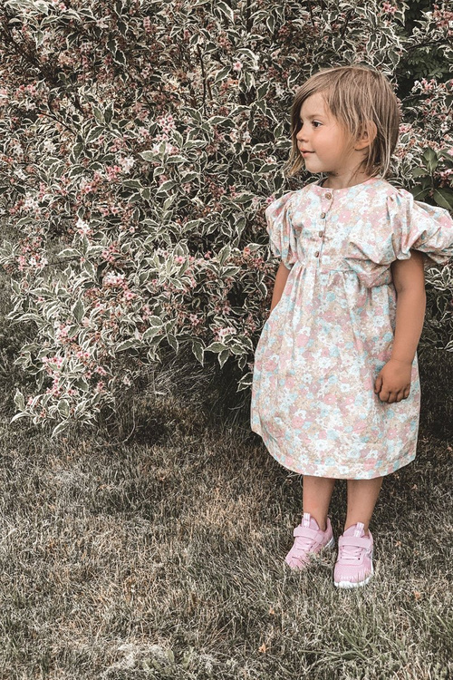 Detské športové topánky Tmavo ružový malý športovec