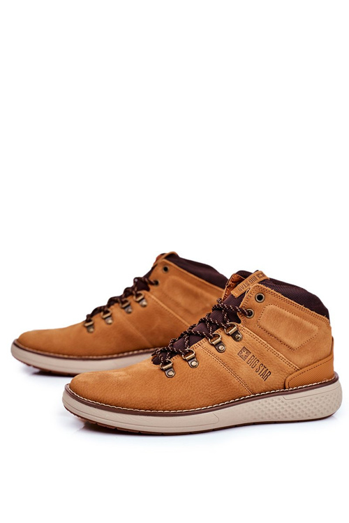 Pánské Kotnikové Boty Trekové Big Star Camel GG174491