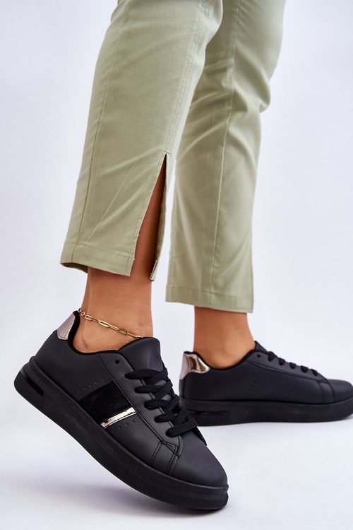 Dámske športové topánky na platforme Black Soris