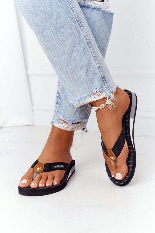 Ženské flip -flops Big Star DD274A247 čierna